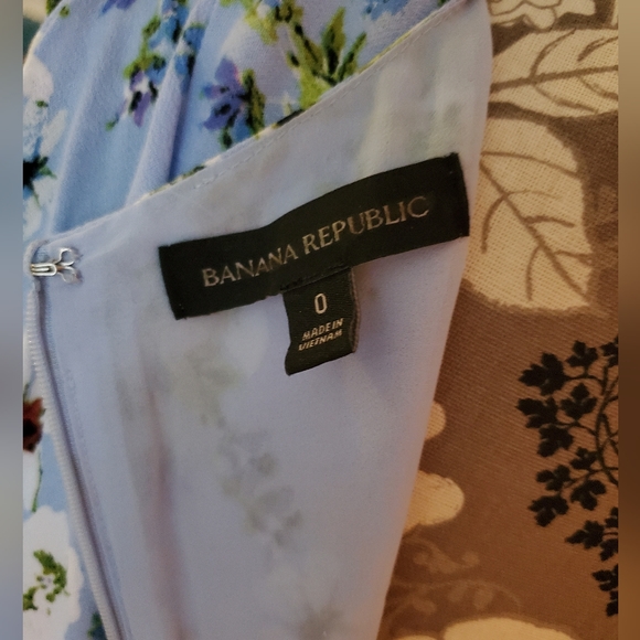 Banana Republic blue floral maxi dress - Picture 7 of 8